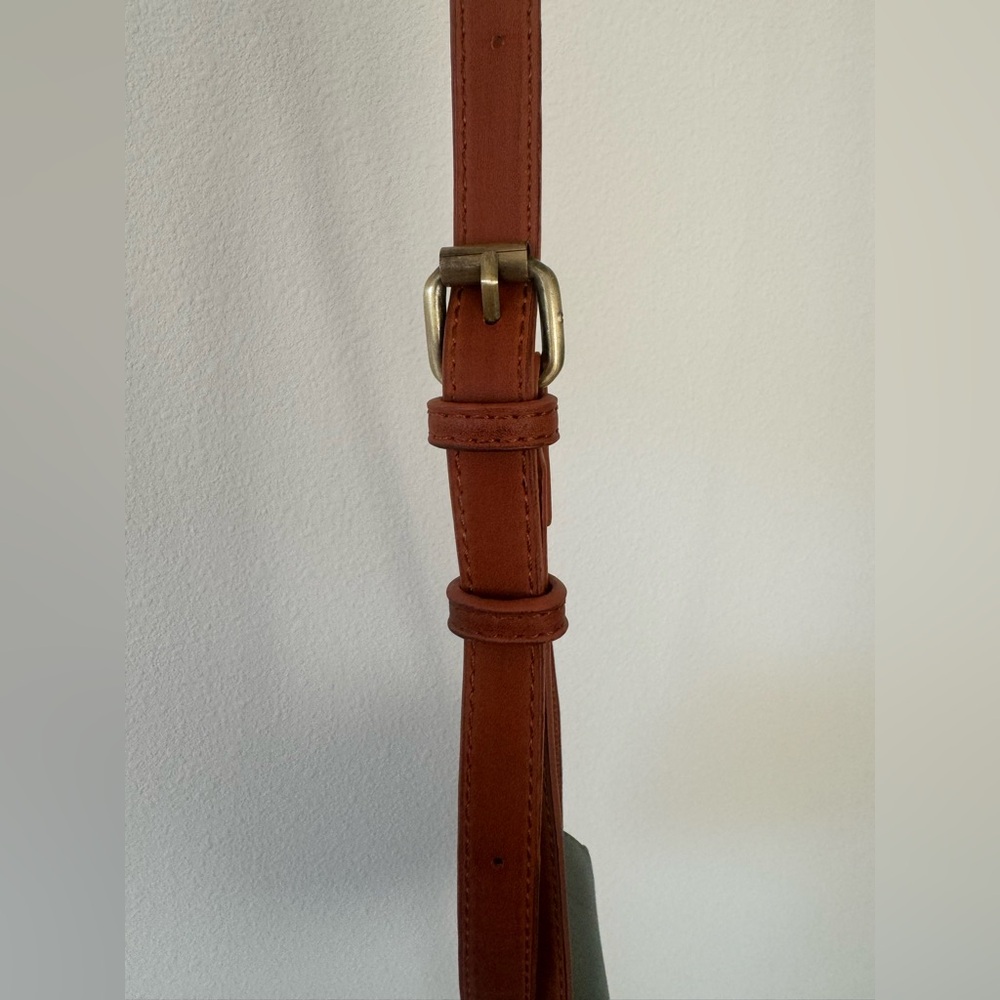 Anthropologie Green and Brown Crossbody Bag - Picture 5 of 5